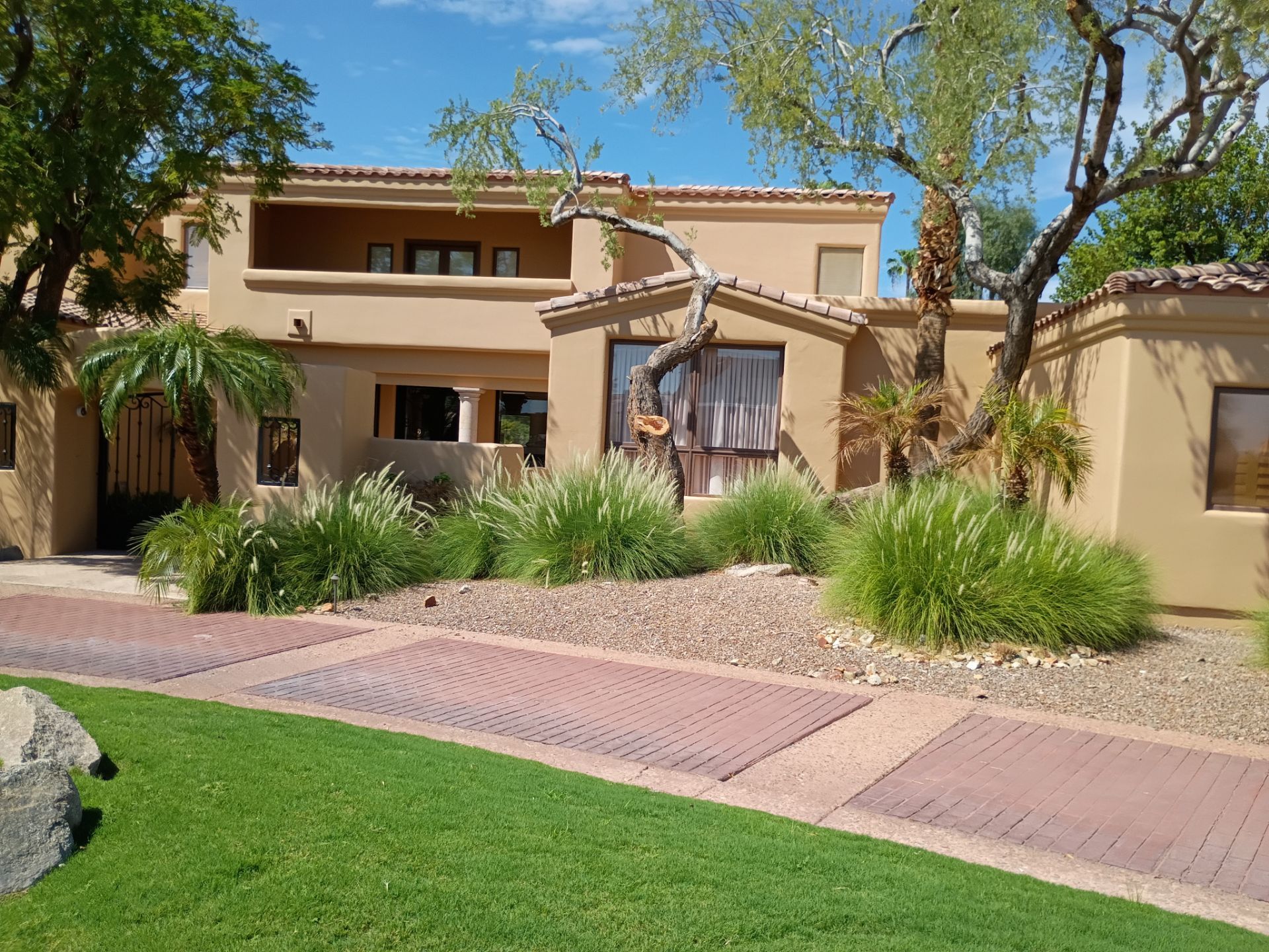 Finished exterior repaint on a two-story East Valley home