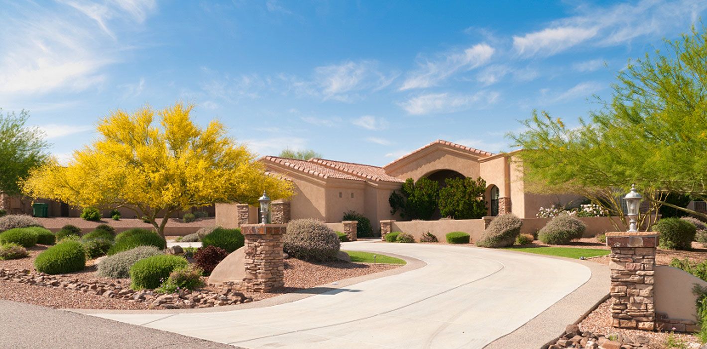 Finished exterior repaint on a Scottsdale home