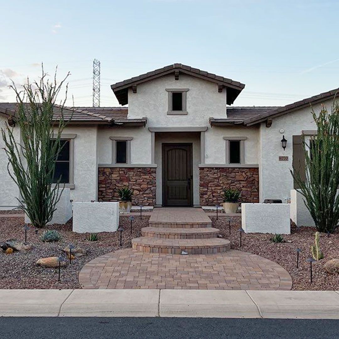 Finished exterior repaint in the Phoenix Valley
