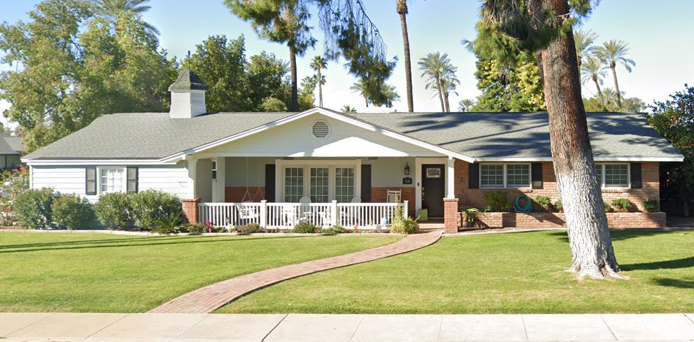 Traditional Phoenix home after exterior painting