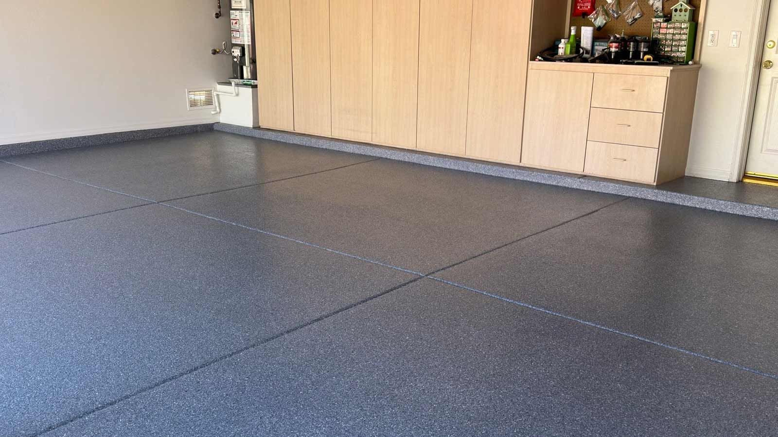Epoxy garage floor project