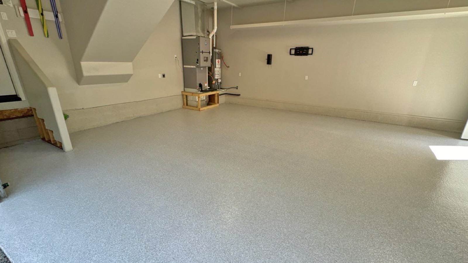 Epoxy garage floor project
