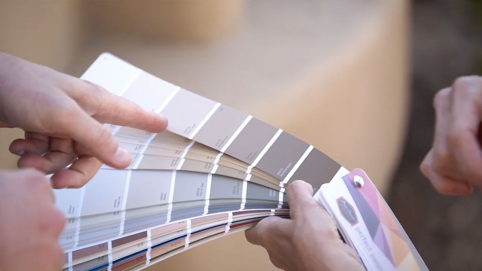 Exterior paint color samples