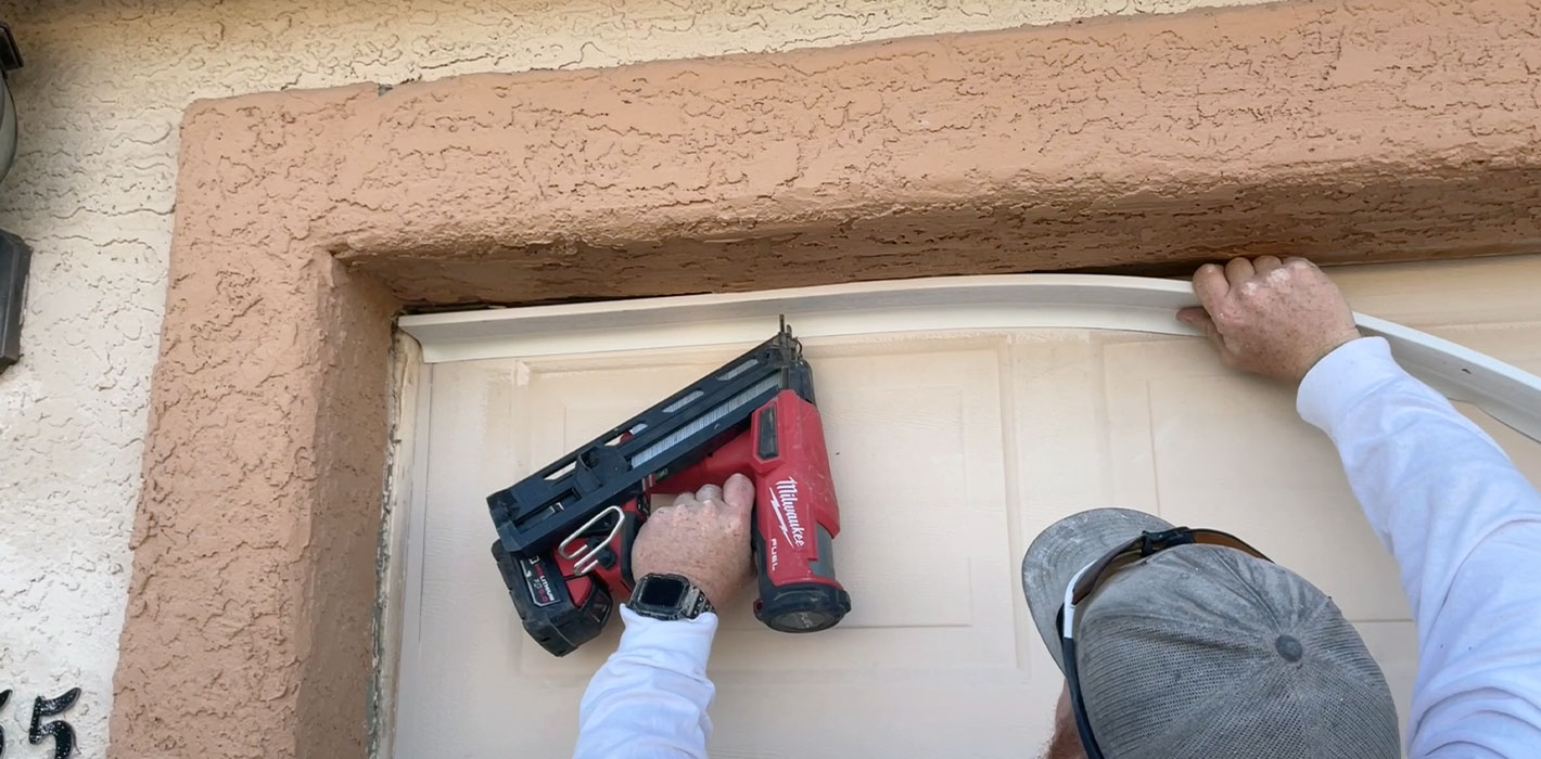 Garage Door Trim Replacement